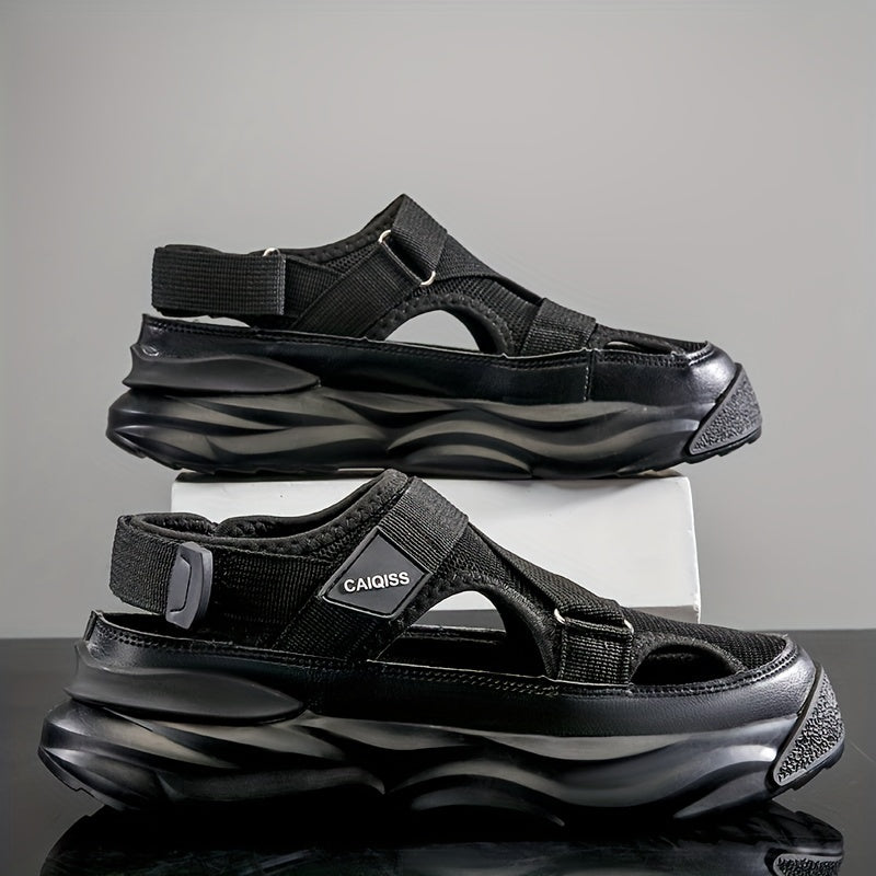 Herren Wandersandalen | Dicke Sohle & Anti-Rutsch | Bequem & Stylisch | Für Strand & Outdoor