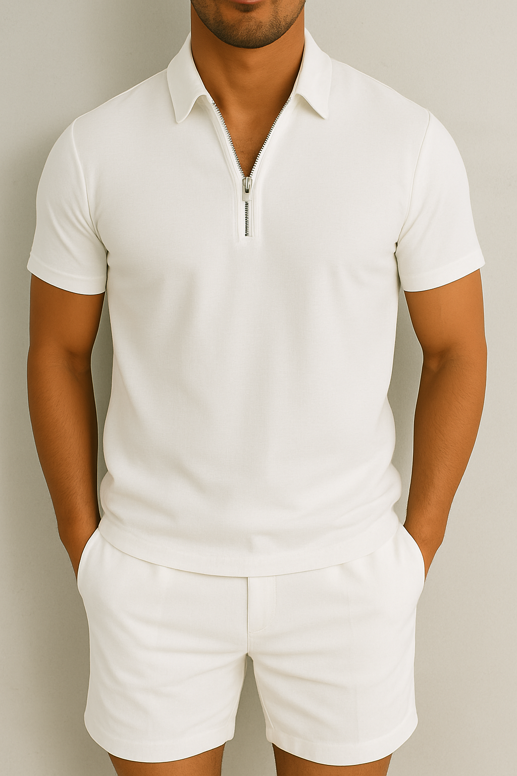 Herren-Sommer-Set | Polo & Shorts | Gepflegte Passform & Komfort | Lässiger Chic