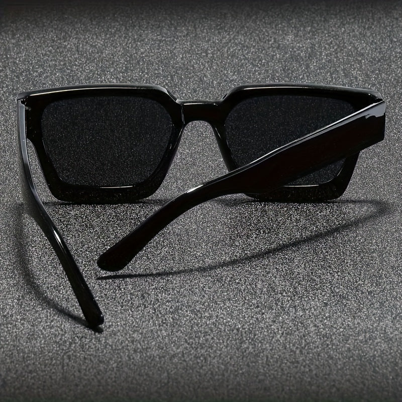 Herren-Retrobrille | Klassischer quadratischer Rahmen | Leicht & Stylisch