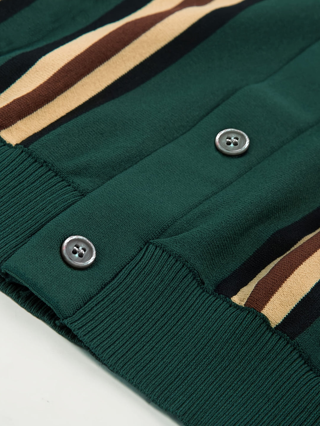 Herren-Poloshirt | Vintage Striped | Slim Fit & Stretch | Casual & Golf