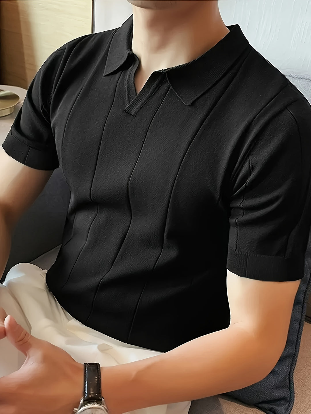 Leichtes und vielseitiges Herren-Kurzarm-Poloshirt für Freizeit- und Sportbekleidung | Dani