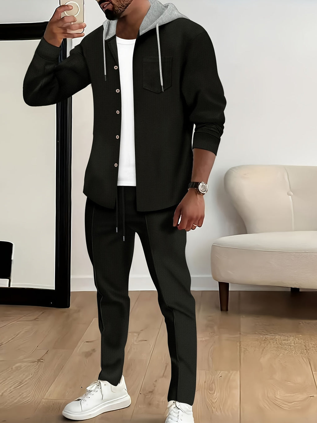 Herren Sport Set | Stylisch & Bequem | Kapuze & Kordelzughose