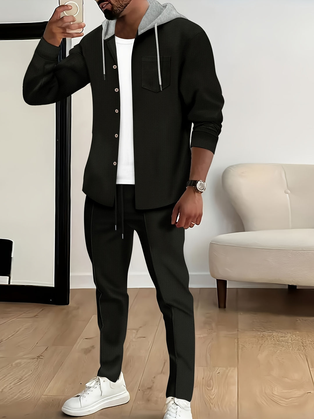 Herren Sport Set | Stylisch & Bequem | Kapuze & Kordelzughose