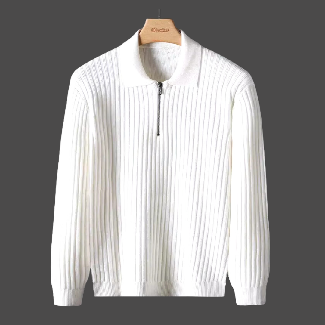 Moderner Herren-Quarter-Zip-Pullover mit raffinierter Wärme und stilvollem Design | Tommy
