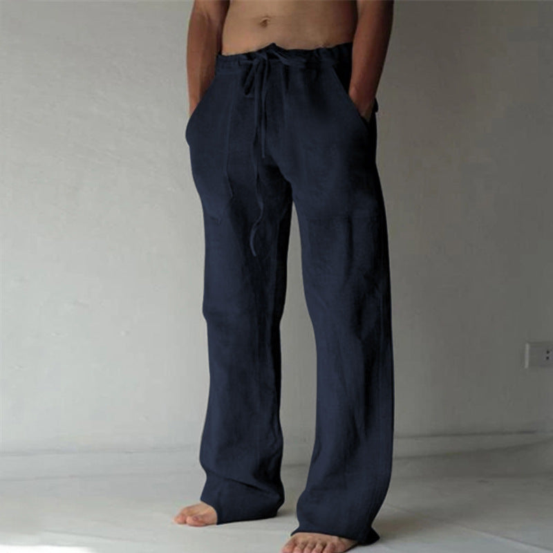 Weiche Leinen-Freizeithose für Herren mit ultimativem Komfort und sommerlicher Eleganz | Mats