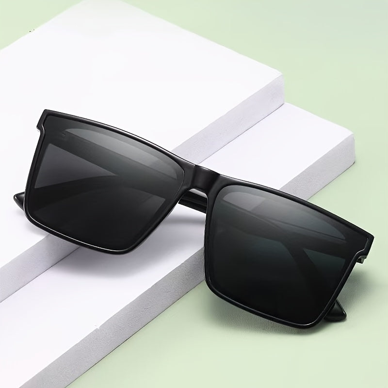 Herren-Sonnenbrille | Trendy & Leichtgewicht | Langlebiger PC-Rahmen & Gläser