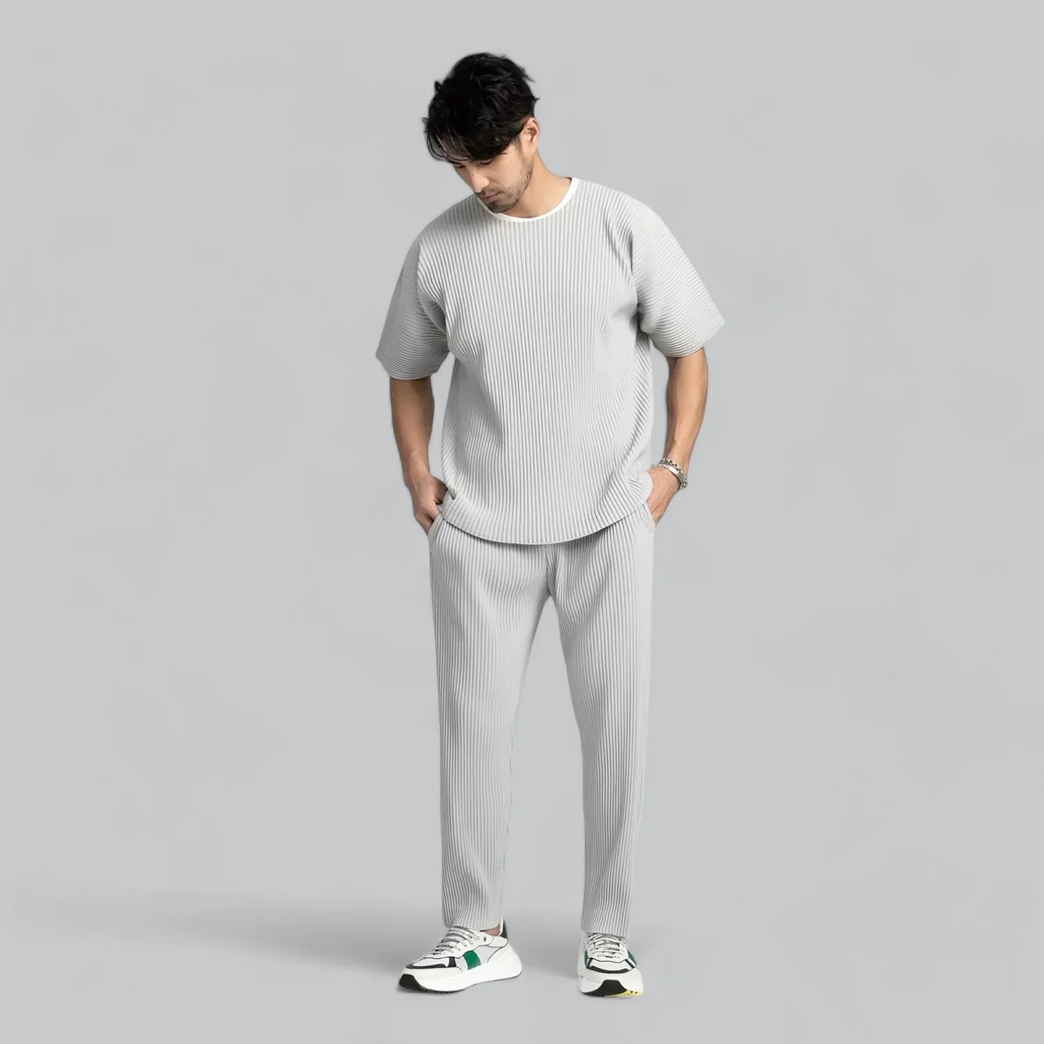 Lässige Herrenhose mit modernen Plissee-Details für eine stilvolle Passform | Jake