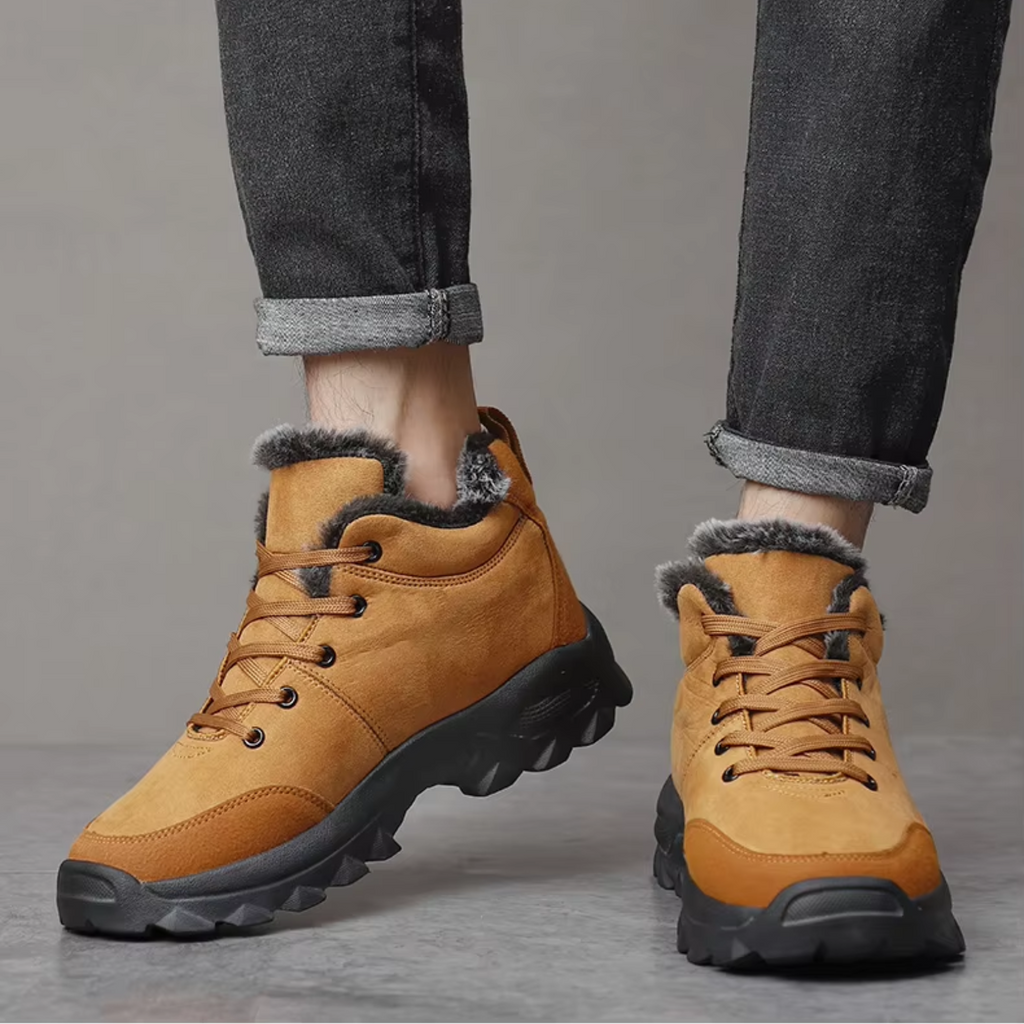 Warme Winterstiefel mit Fleecefutter und rutschfester Sohle für Herren | Jay