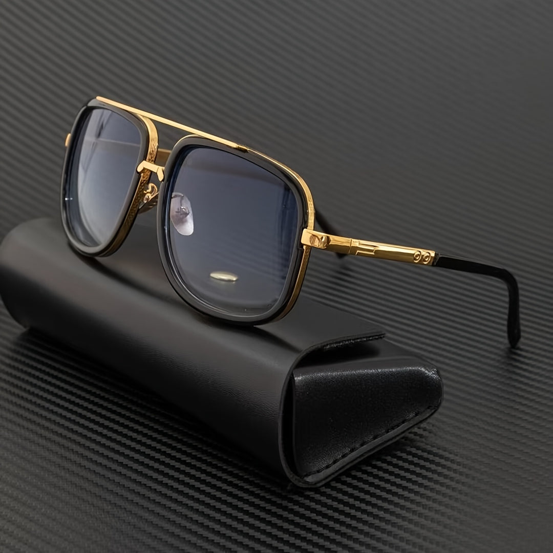 Herren-Sonnenbrille | Verlaufsgläser | Kupferrahmen | Stilvoll & lässig
