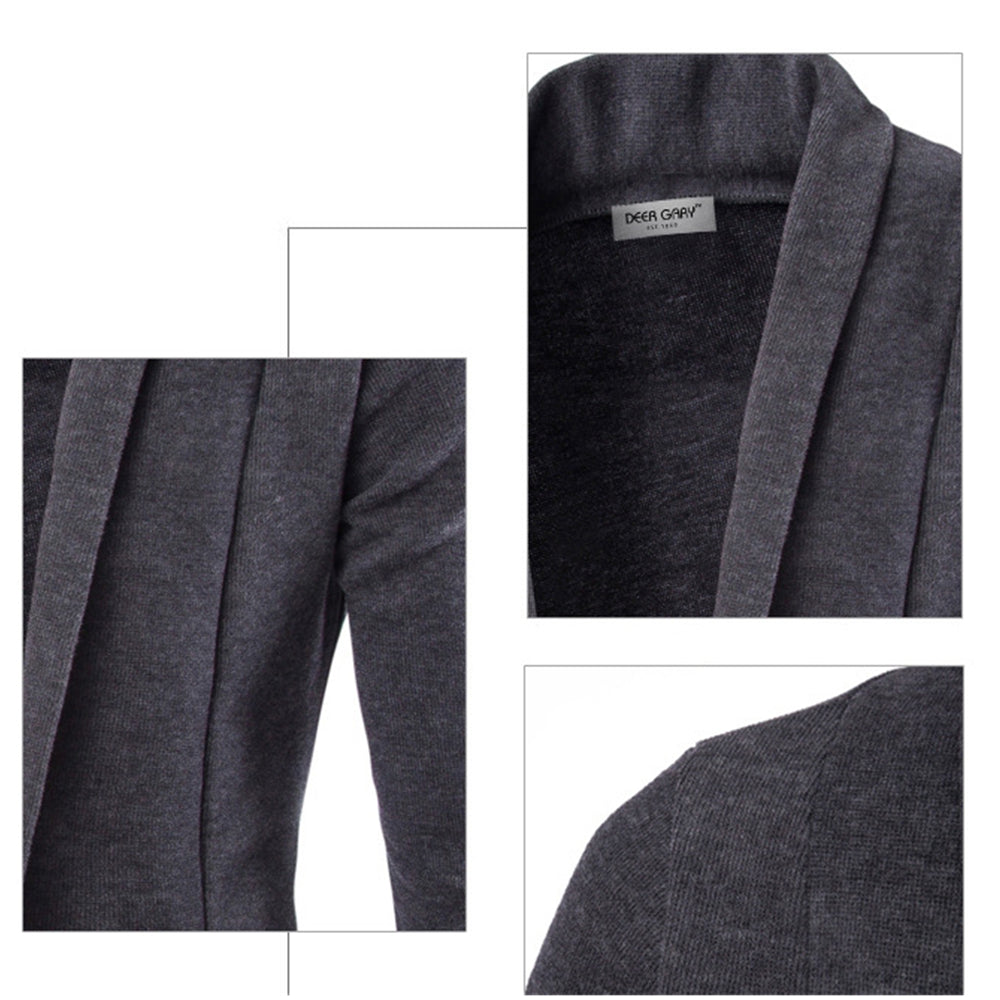 Anspruchsvolle Schalkragen-Strickjacke mit zeitloser Eleganz für Business- und Casual-Looks | Viggo
