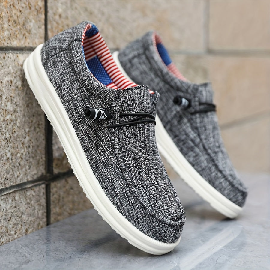 Herren Slipper | Leichtes Segeltuch | Bequem & Lässig | Frühling