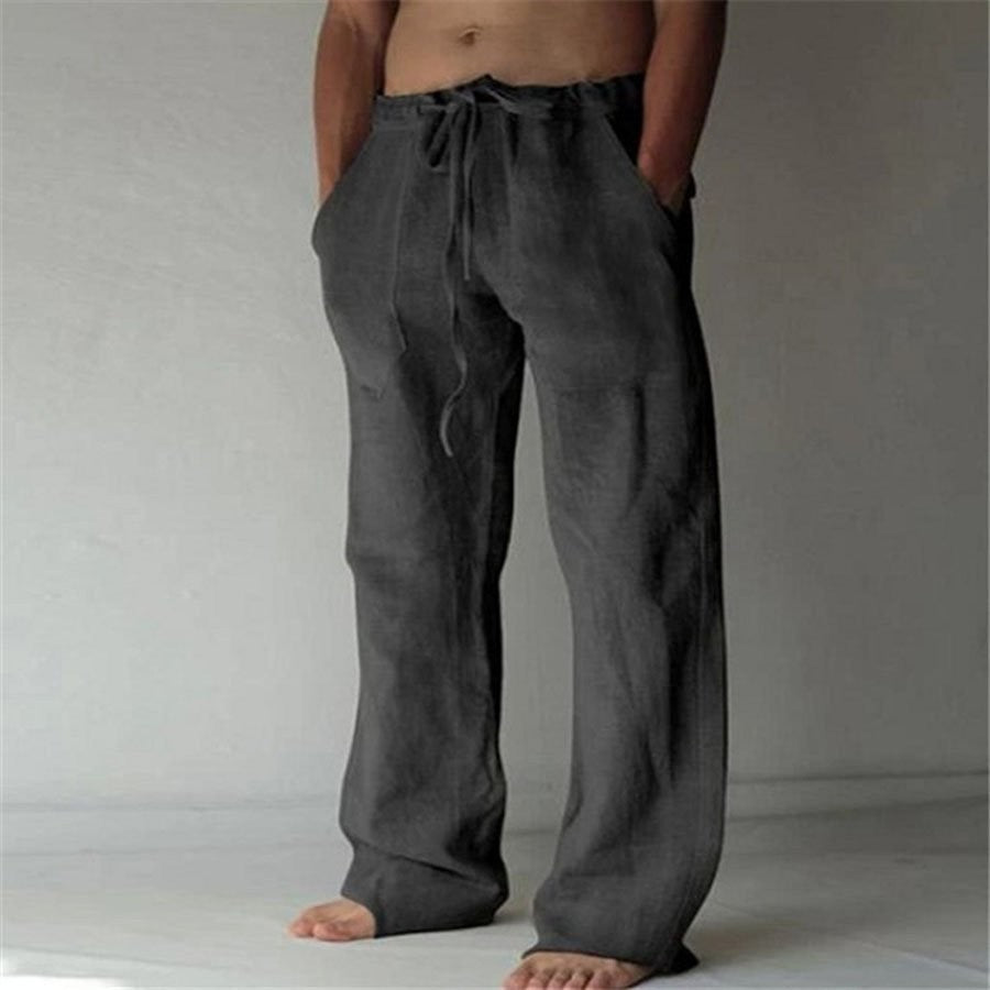Weiche Leinen-Freizeithose für Herren mit ultimativem Komfort und sommerlicher Eleganz | Mats