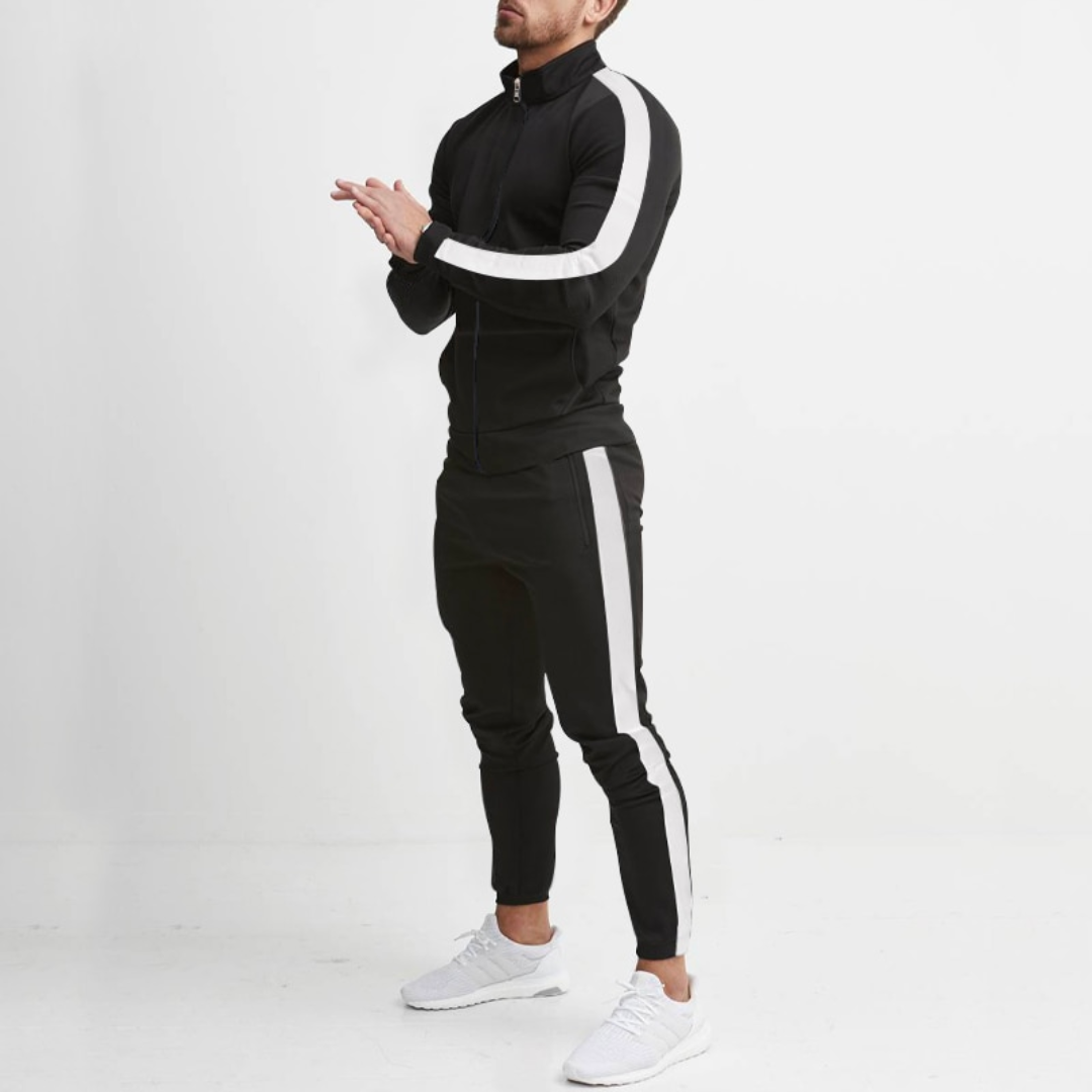 Luxuriöses und elegantes zweiteiliges Joggingset für Männer mit ultimativem Komfort und trendigem Stil | Roderick
