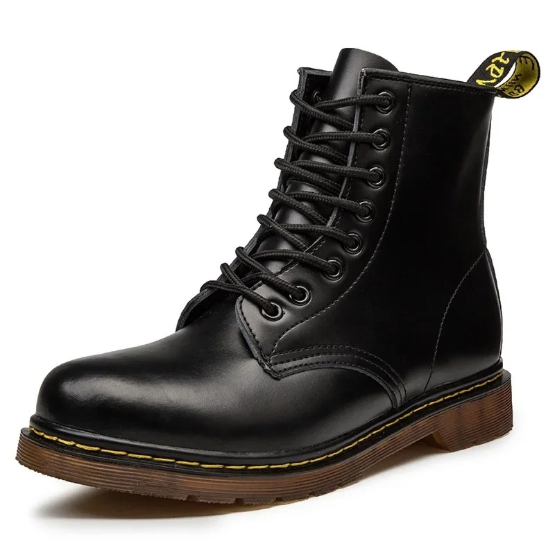 Strapazierfähiger Winterstiefel aus Leder zum Schnüren für Männer mit rutschfester Sohle und klassischer Eleganz | Jari