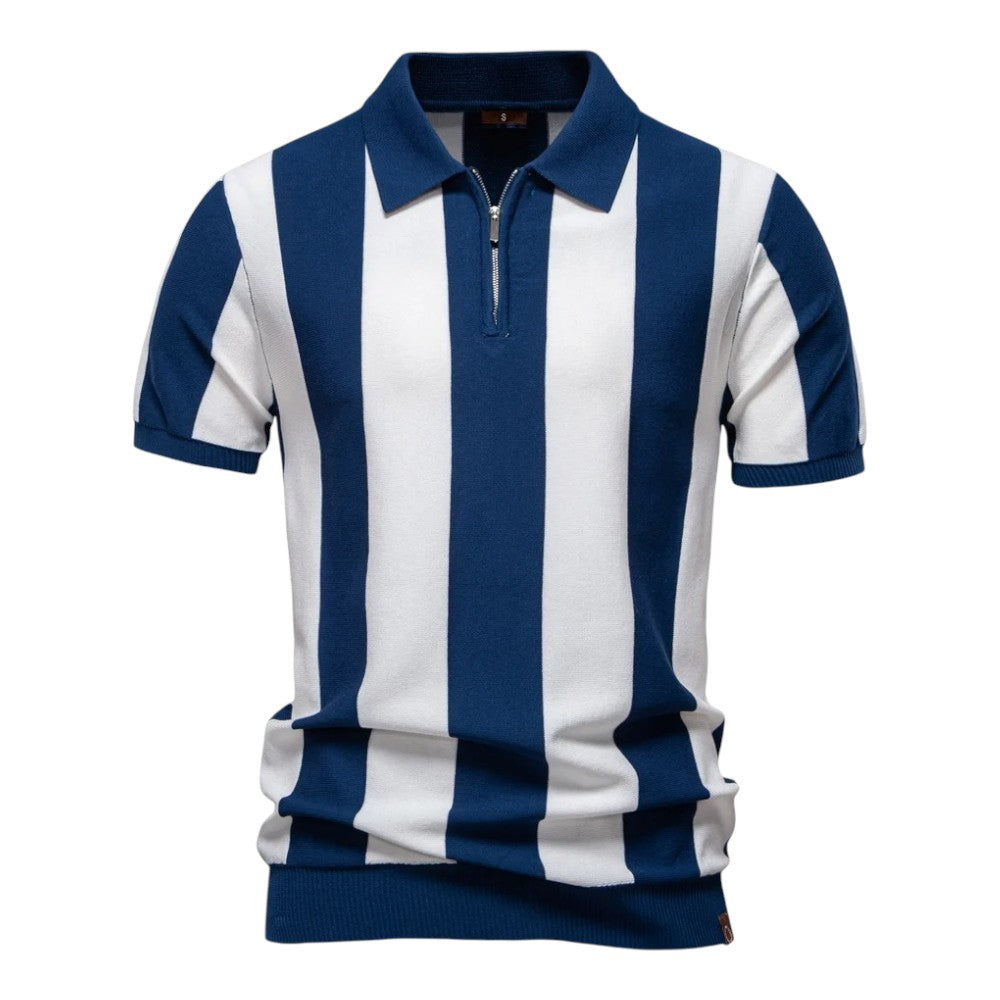 Herren-Poloshirt | Klassisches Modell | Einzigartiges Streifendesign | Lässig & Stylisch