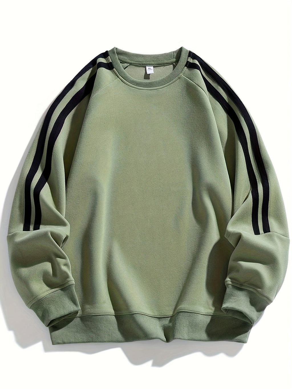 Herren Pullover | Stylisch & Atmungsaktiv | Gestreiftes Seitendesign | Klassischer Rundhalsausschnitt