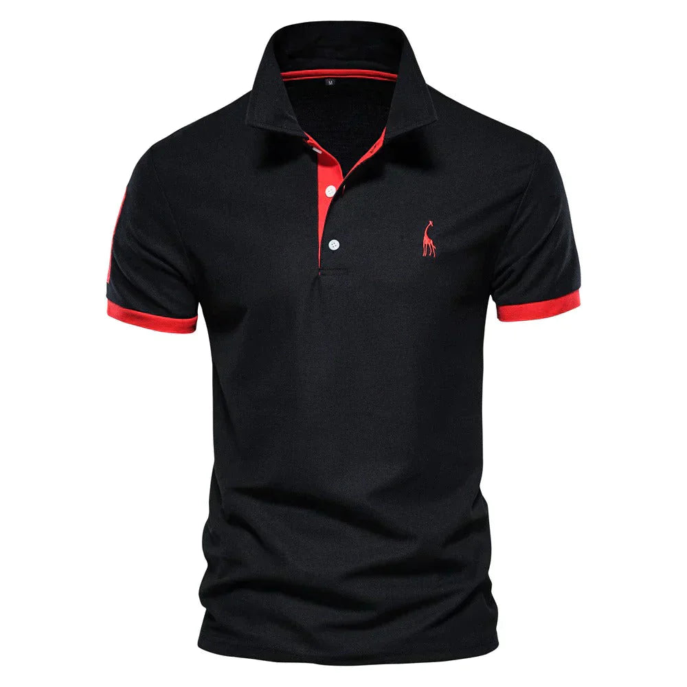 Herren Polo T-Shirt | Kurze Ärmel & Kragen | Lässiges Sommer-Polo | Baumwolle & Polyester