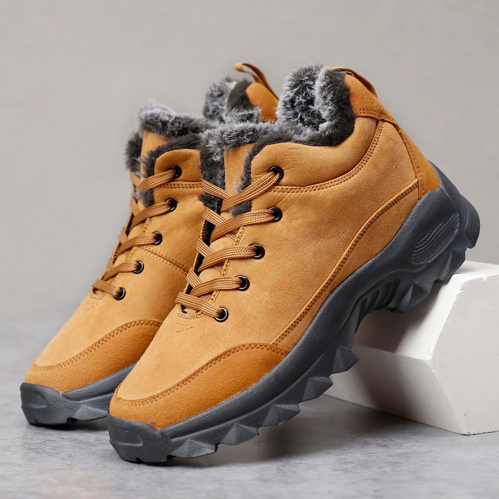 Warme Winterstiefel mit Fleecefutter und rutschfester Sohle für Herren | Jay