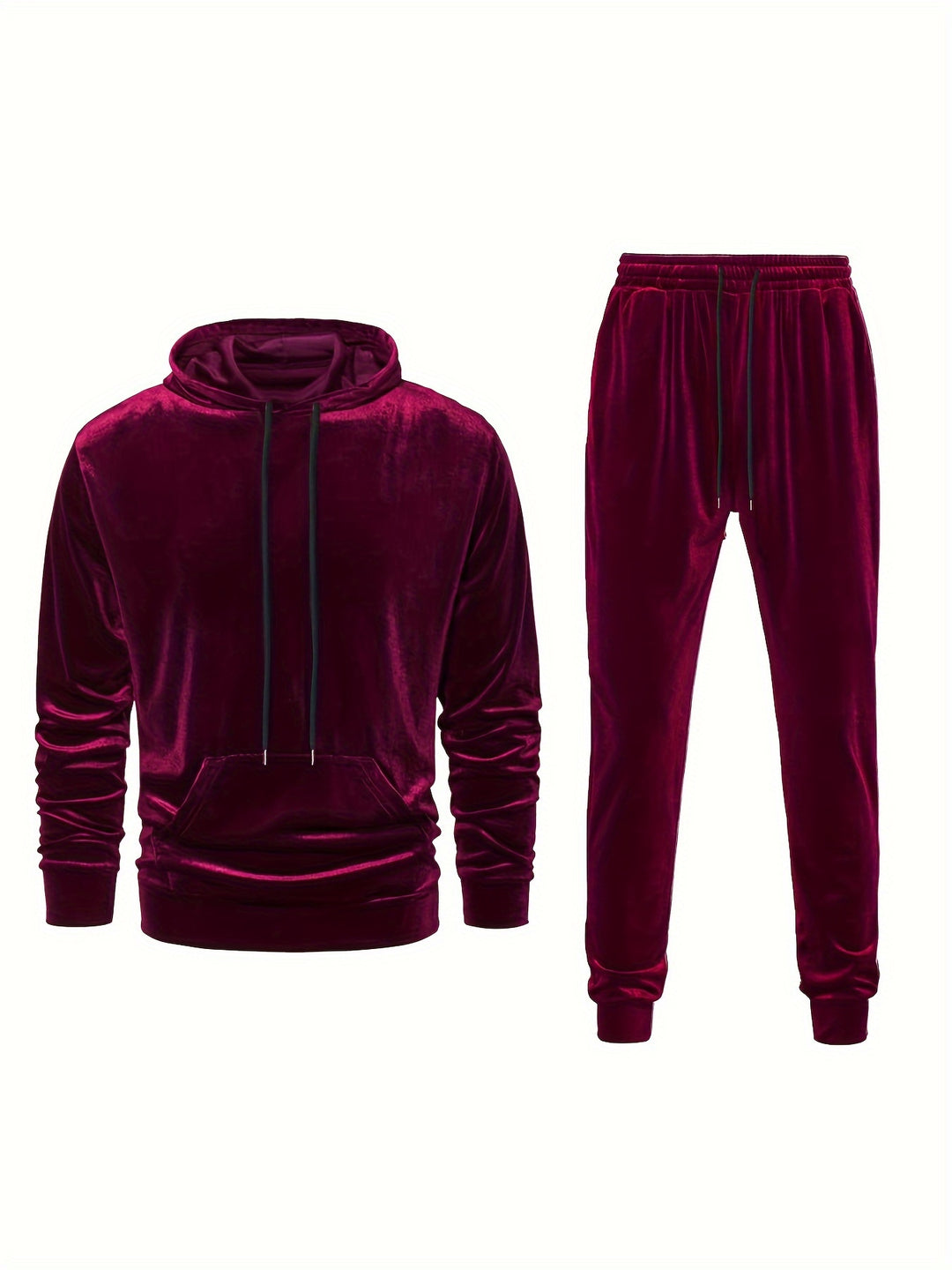 Herren-Trainingsanzug | 2-teiliges Velours-Set | Warm und bequem | Herbst & Winter