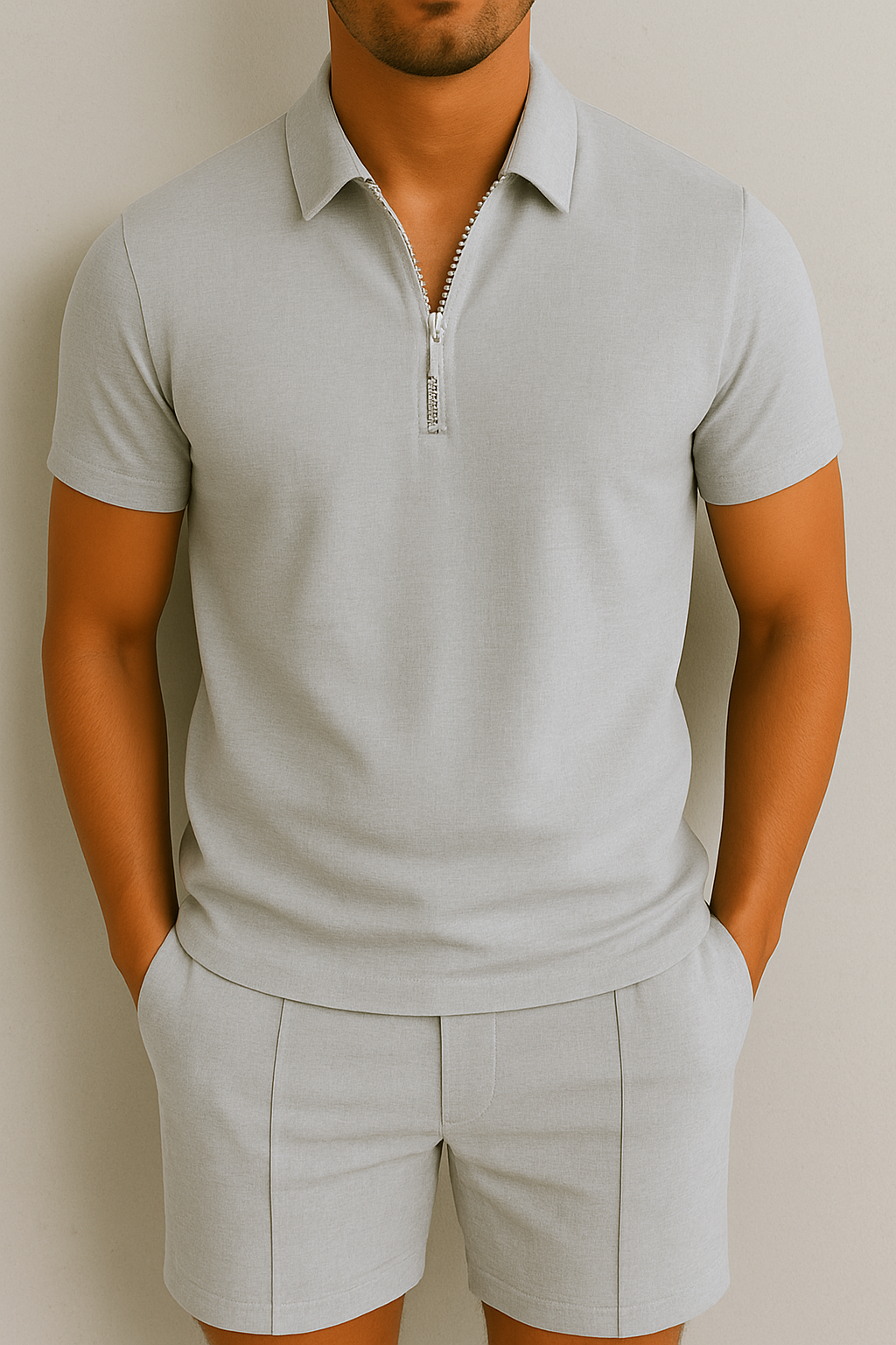 Herren-Sommer-Set | Polo & Shorts | Gepflegte Passform & Komfort | Lässiger Chic