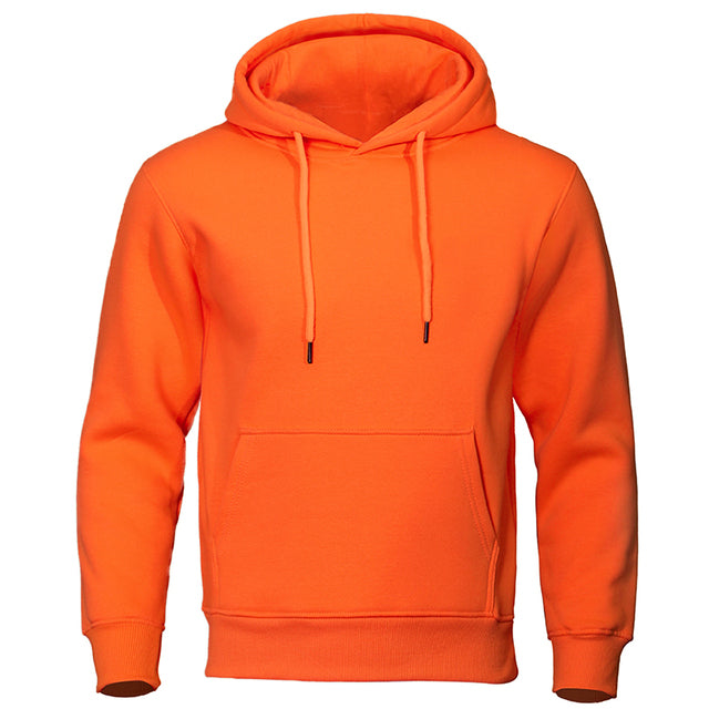 Trendiger und lässiger Hoodie für Männer mit Kängurutaschen und verstellbaren Kordelzügen | Roderick