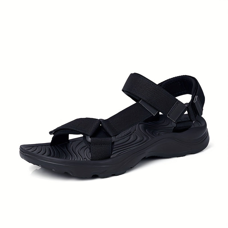 Herrensandalen | Offene Nase & Klettverschluss | Rutschfest & Leichtgewicht | Outdoor Summer Style