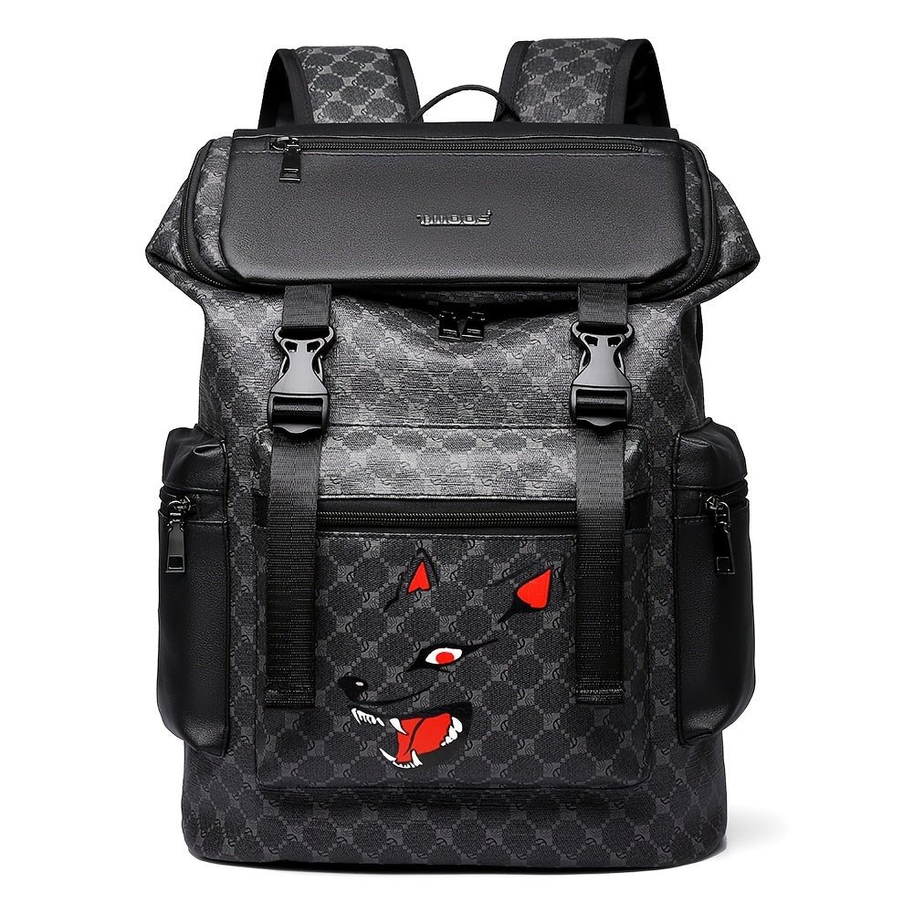 Herrenrucksack | Anti-Diebstahl & Trendy Print | Unisex Brust- & Outdoor-Tasche