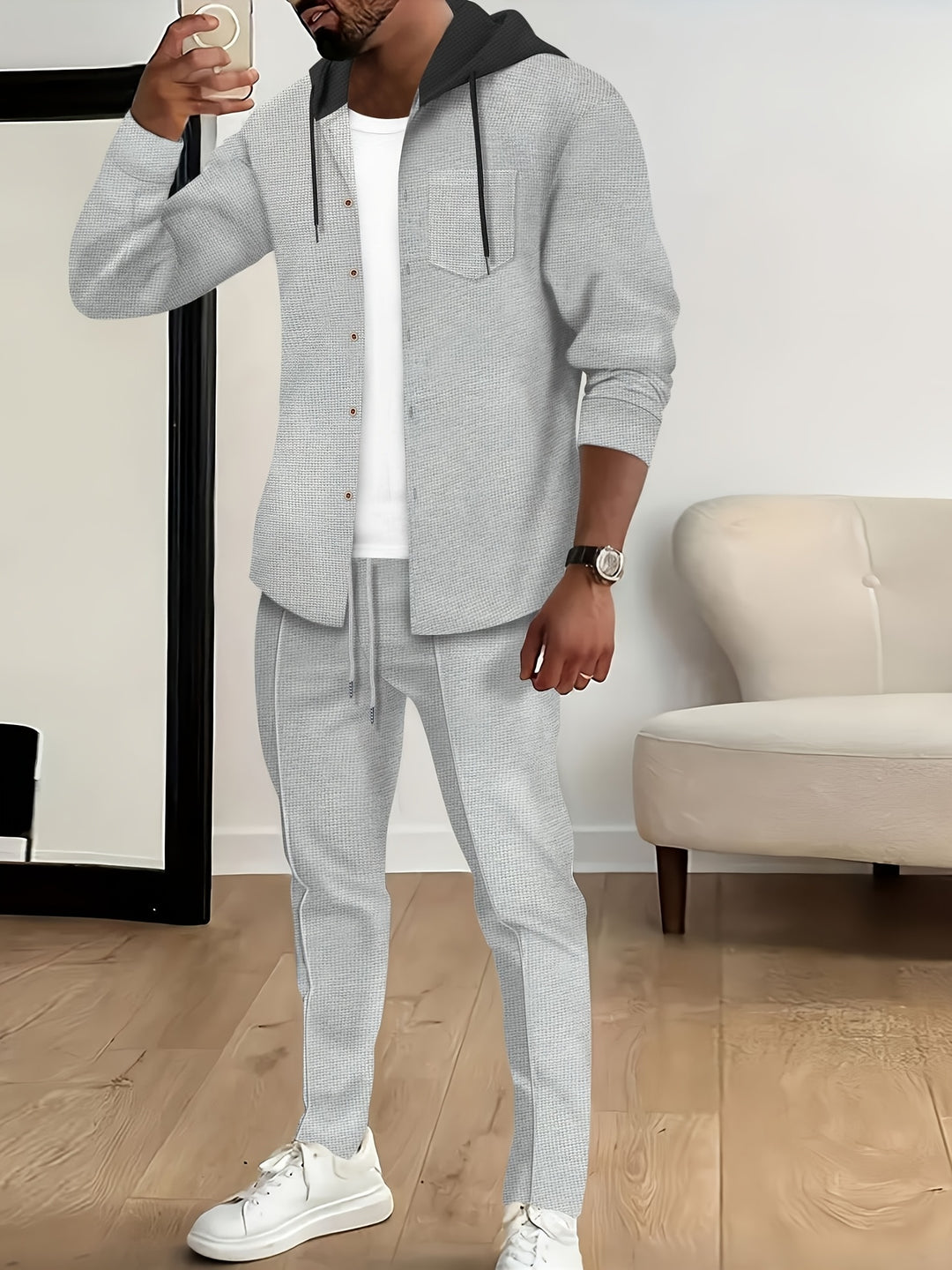 Herren Sport Set | Stylisch & Bequem | Kapuze & Kordelzughose