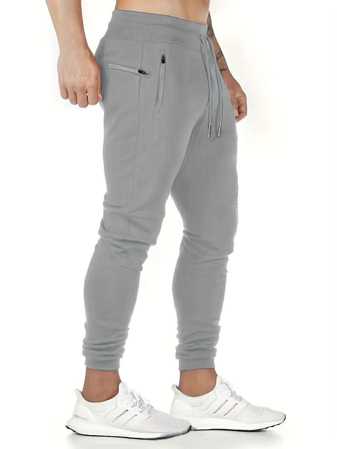 Herren-Sweatpants | Leicht & Atmungsaktiv | Mit Reißverschlusstaschen & Kordelzug