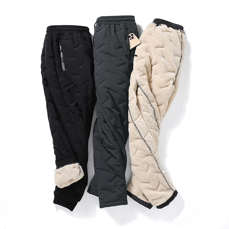 Winter-Jogginghose aus dicker Lammwolle für Männer für Wärme und Komfort | Wesley