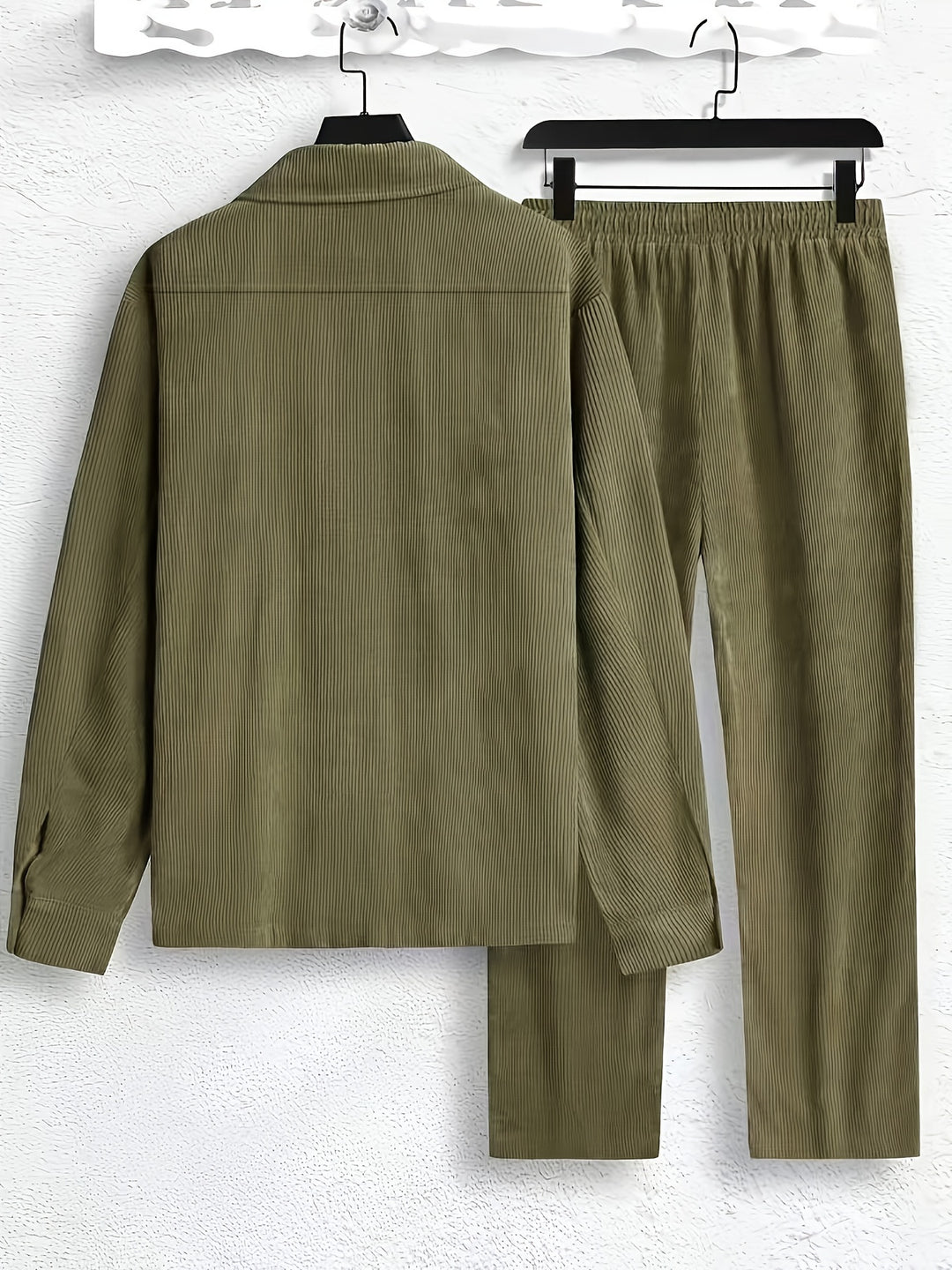Herren Sport-Trainingsanzug | Gewebtes Polyester | Reißverschluss | Outdoor & Laufen