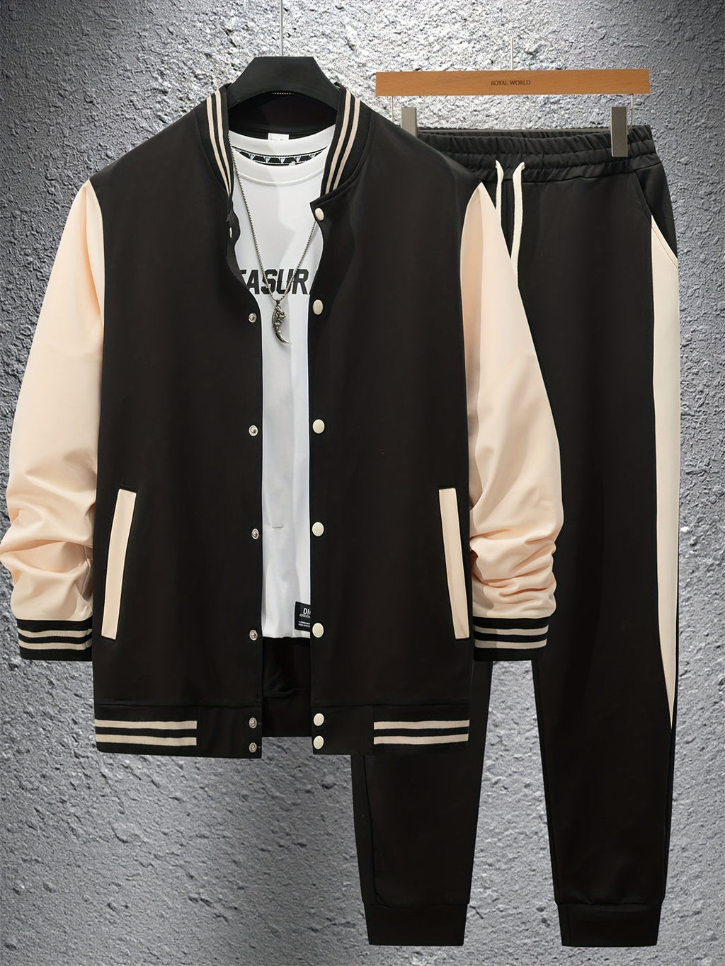 Trendy Baseball Jacke & Hose | Sportlich & vielseitig | Herrenset