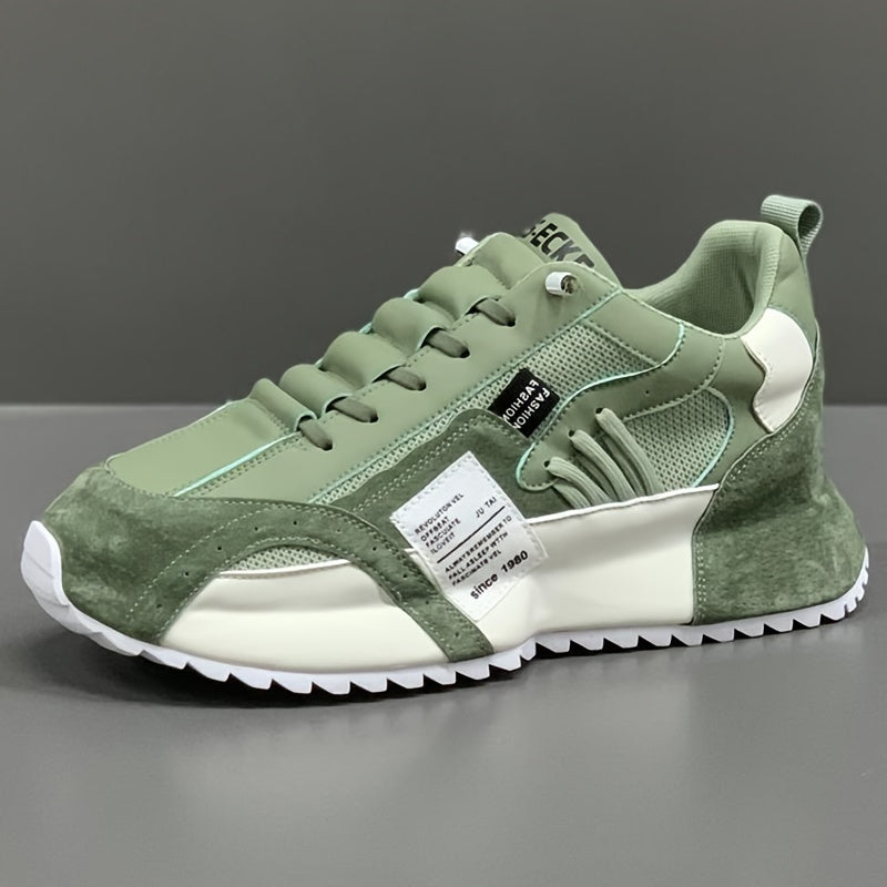 Herren Plateauschuhe | Bequem & Trendy | Zum Wandern & Joggen | Ganzjahres-Schnürschuh