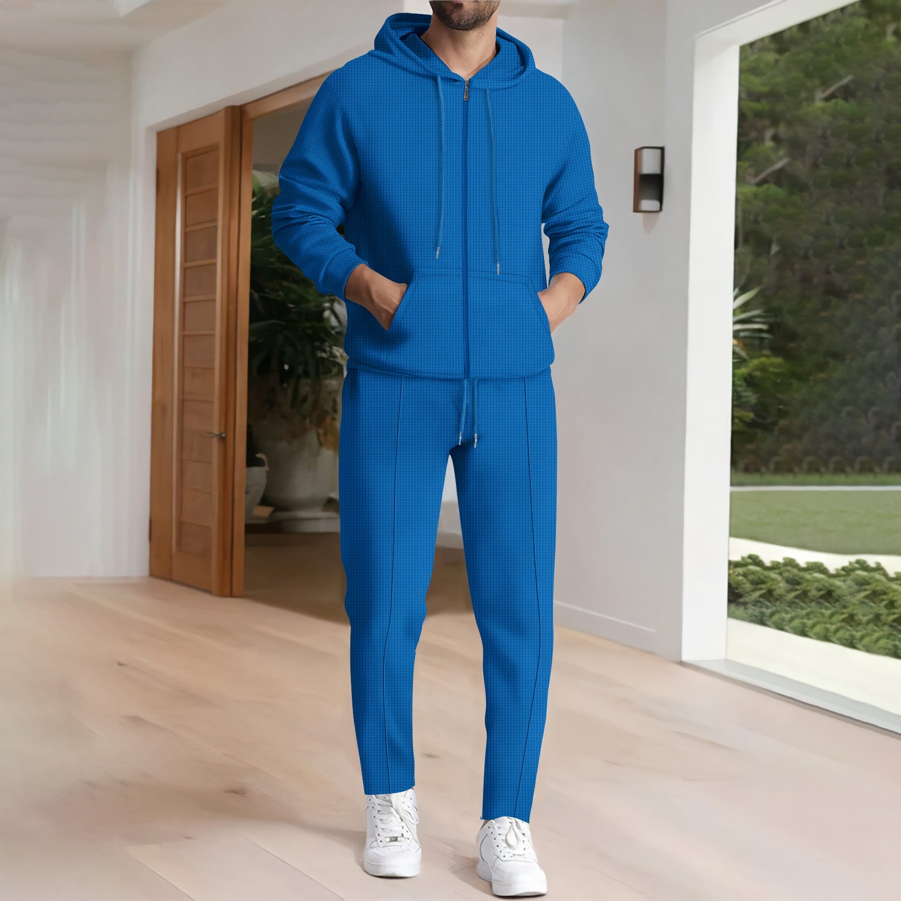 Modernes und luxuriöses Winter-Kapuzenpullover- und Hosenset für zeitlosen Komfort und einzigartigen Stil | Timo