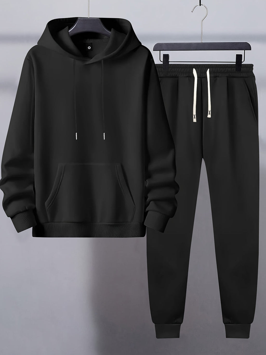 Herren Sweatsuit | Kapuzenpulli & Kordelzughose | Bequem & sportlich | Unifarben