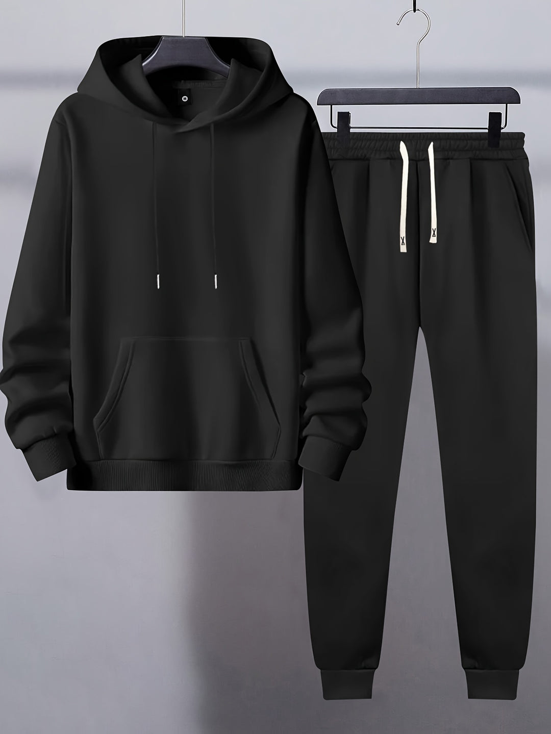 Herren Sweatsuit | Kapuzenpulli & Kordelzughose | Bequem & sportlich | Unifarben
