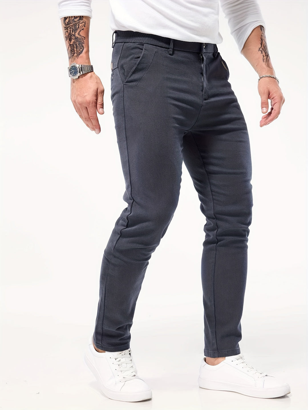 Herrenhosen | Slim-Fit & Stretch | Baumwollmischung & Komfortabel | Ganzjährig