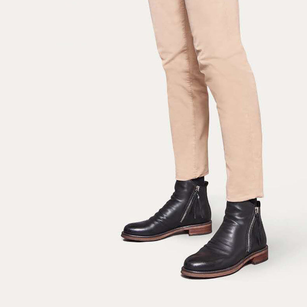 Elegante Chelsea-Boots aus Leder für Herren mit zeitlosem Design und klassischem Charme | Valentine