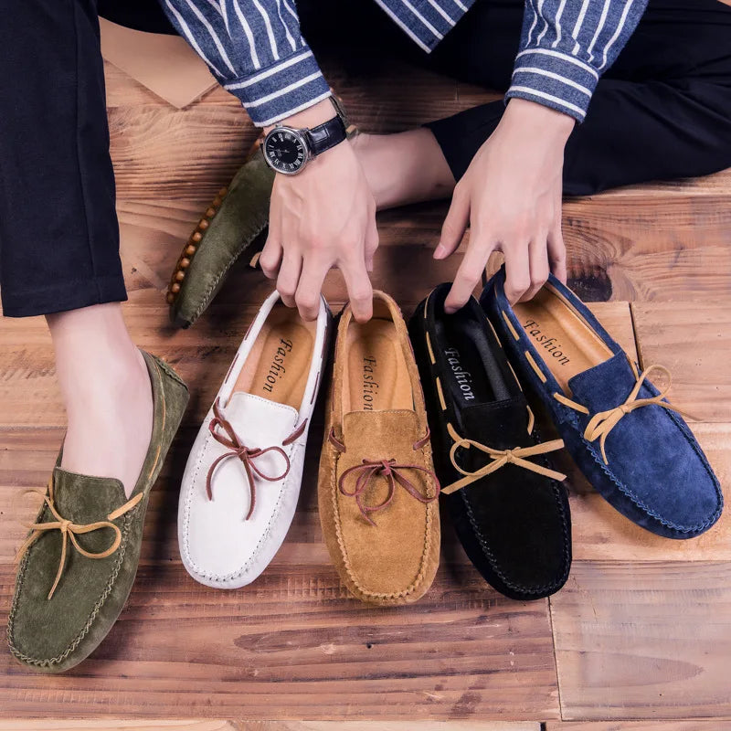 Herren Loafers | Echtes Leder | Weiche Sohle & Komfort | Lässiger Reitschuh