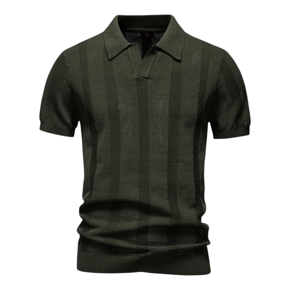 Herren-Poloshirt | Atmungsaktiv & Hochwertig | Klassisch & Lässig | Gestricktes Design