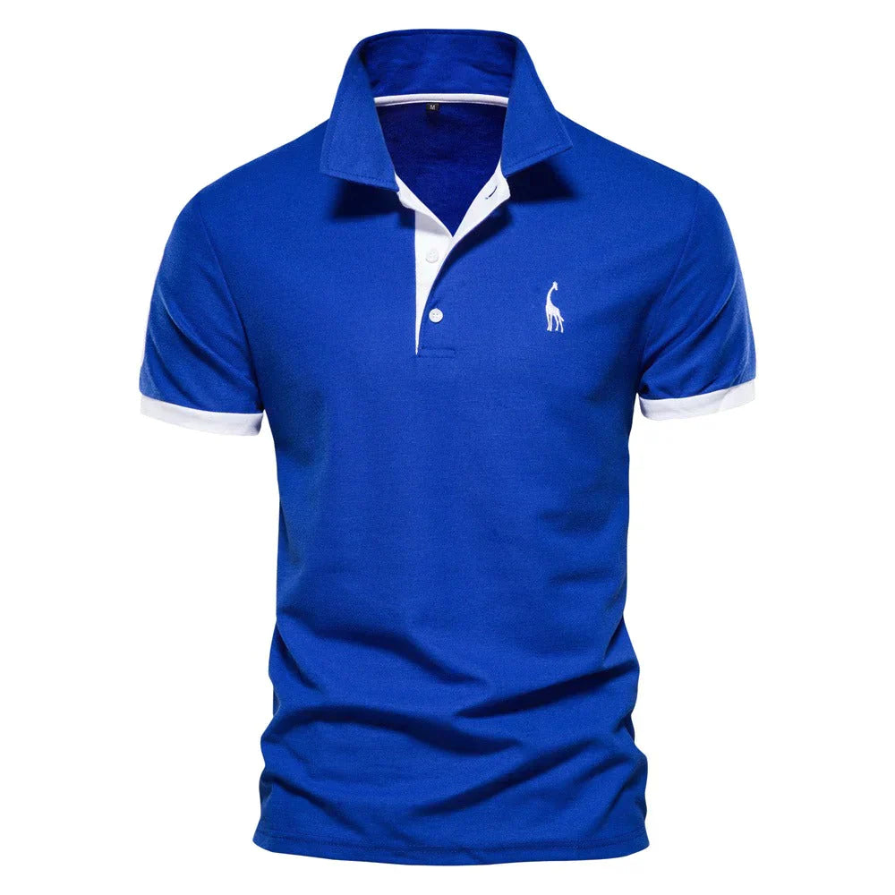 Herren Polo T-Shirt | Kurze Ärmel & Kragen | Lässiges Sommer-Polo | Baumwolle & Polyester