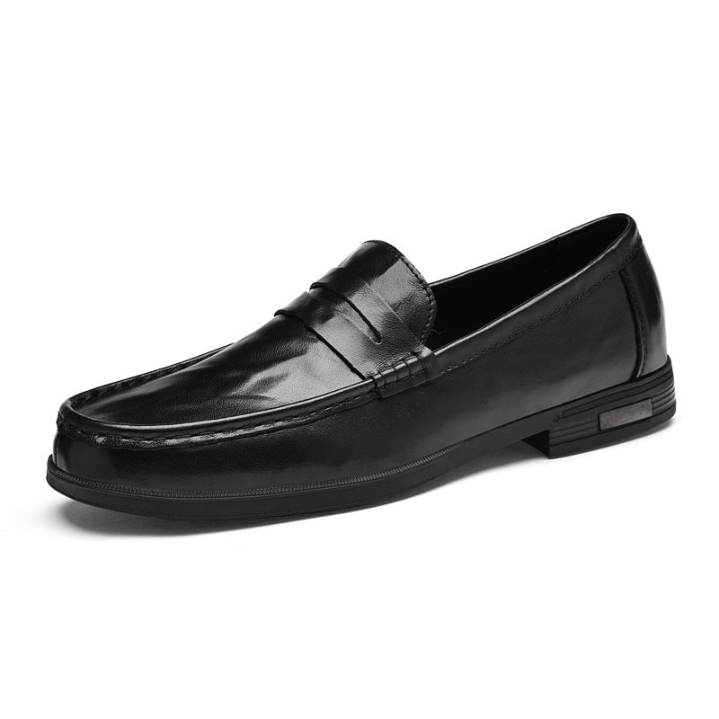 Herren Penny Loafers | Echtes Leder | Klassisch & Elegant | Atmungsaktiver Komfort