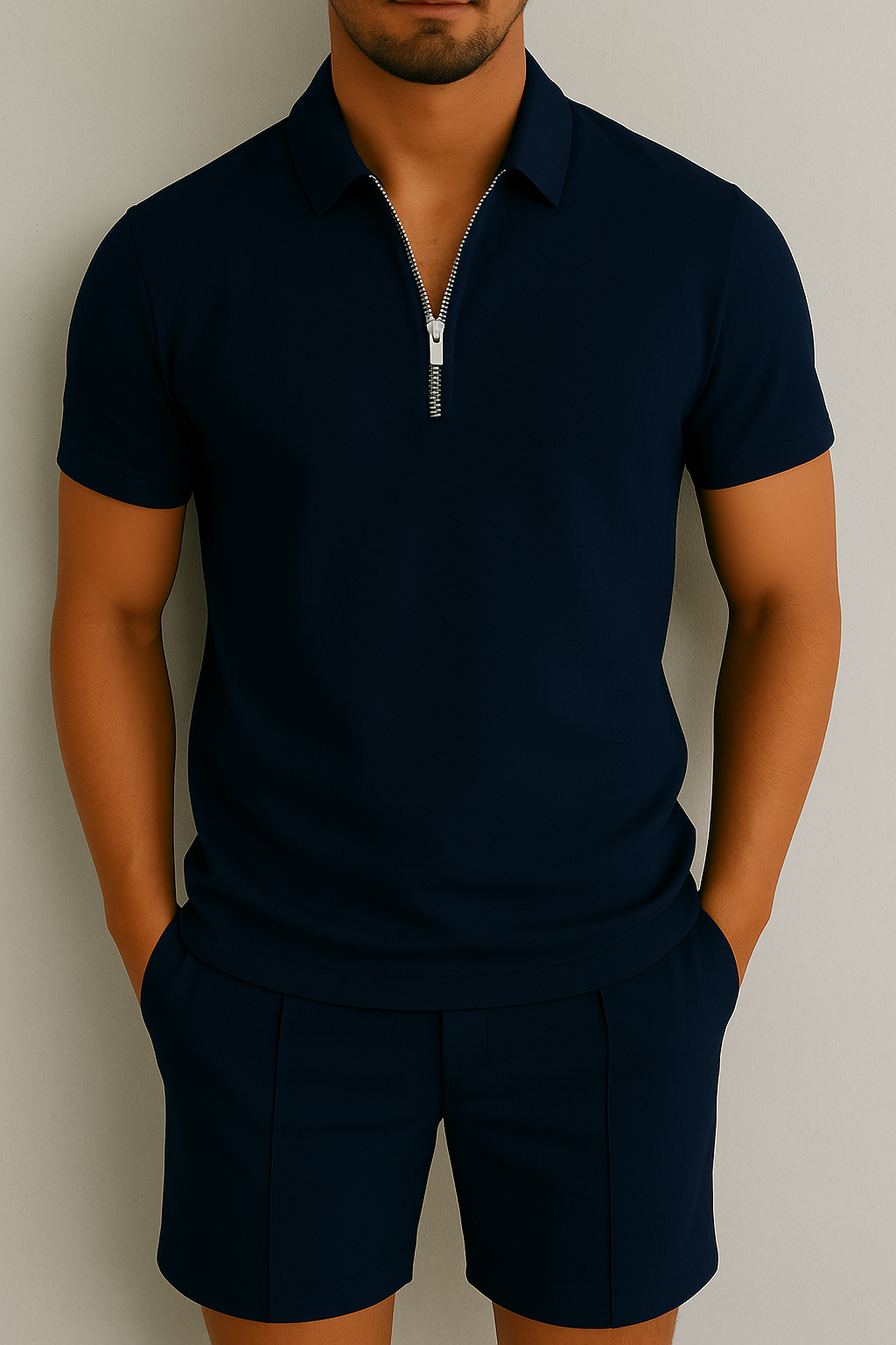 Herren-Sommer-Set | Polo & Shorts | Gepflegte Passform & Komfort | Lässiger Chic
