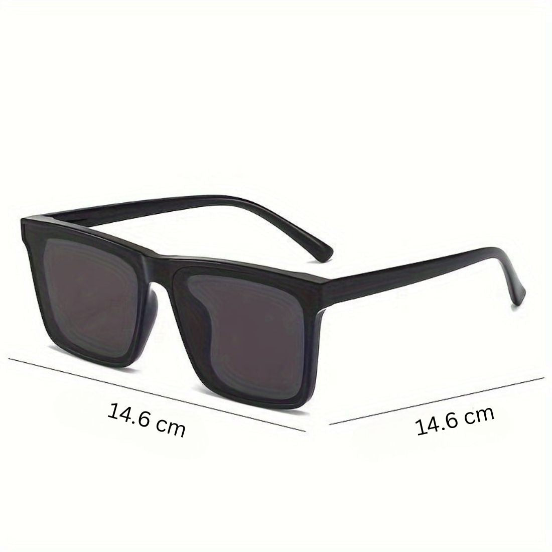 Herren-Sonnenbrille | Trendy & Leichtgewicht | Langlebiger PC-Rahmen & Gläser