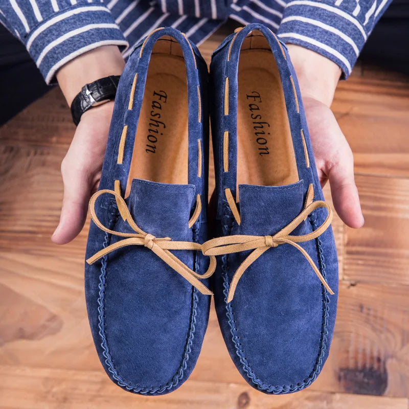Herren Loafers | Echtes Leder | Weiche Sohle & Komfort | Lässiger Reitschuh