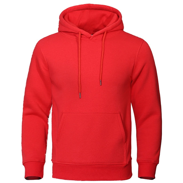 Trendiger und lässiger Hoodie für Männer mit Kängurutaschen und verstellbaren Kordelzügen | Roderick