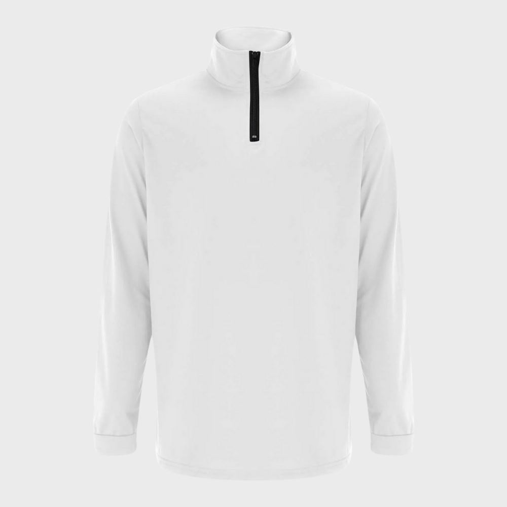 Schicker High-Collar-Pullover mit halbem Reißverschluss für Männer mit gemütlichem Komfort und modernem Stil | Jonathan