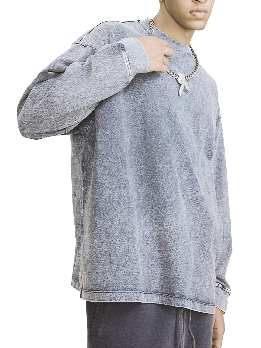 Herren Pullover | Trendy & Bequem | Gealtertes Design & Weicher Stoff | Lange Ärmel