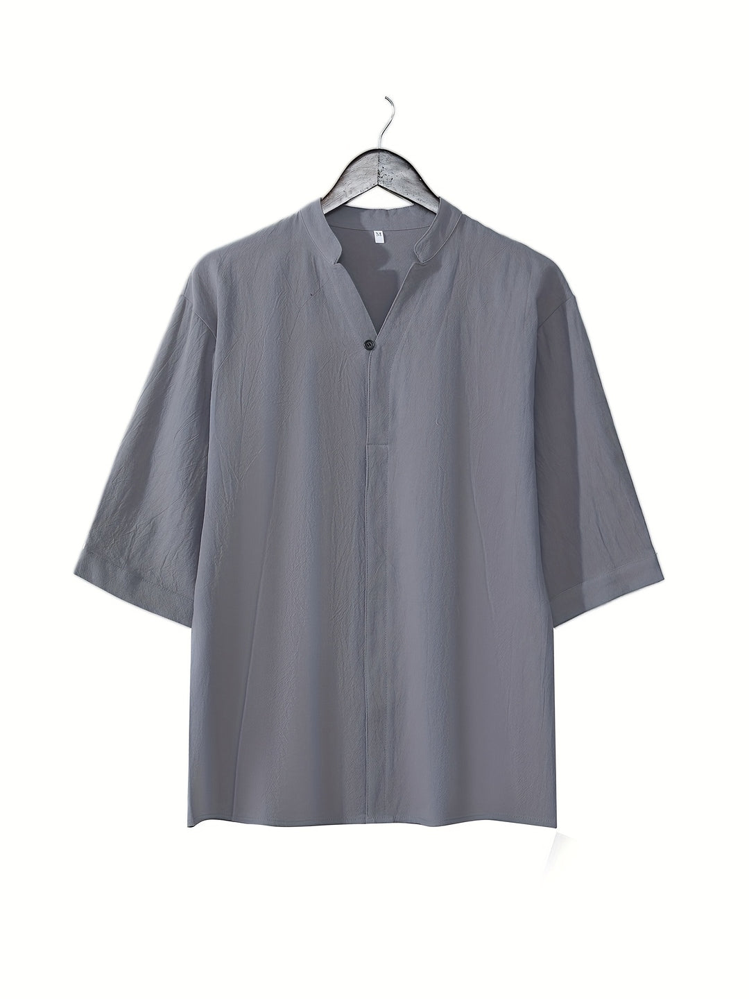 Herrenset | Stehkragen & passende Hose | Relaxed Fit | Sommer Casual