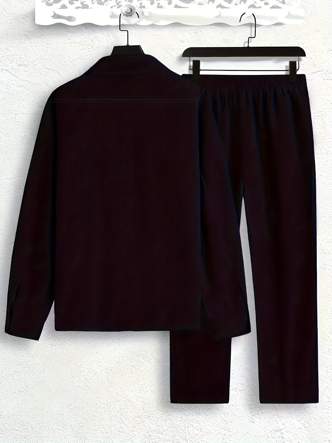 Herren Sport-Trainingsanzug | Gewebtes Polyester | Reißverschluss | Outdoor & Laufen